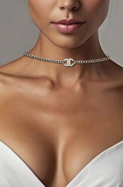 Dreamized 23 Crystal Halo Chanel Choker